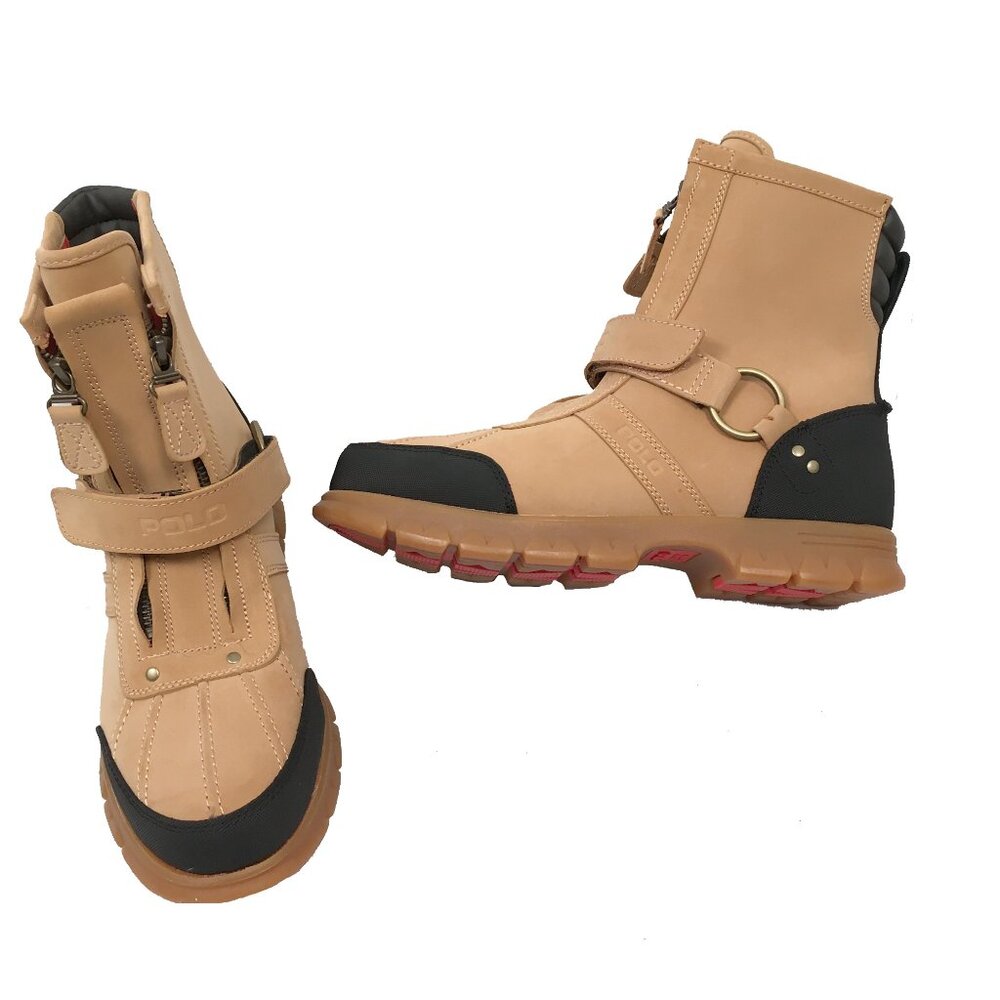NEW Vintage Polo Ralph Lauren Conquest II Boots! 8 8.5 9.5 Wheat Color (tan)